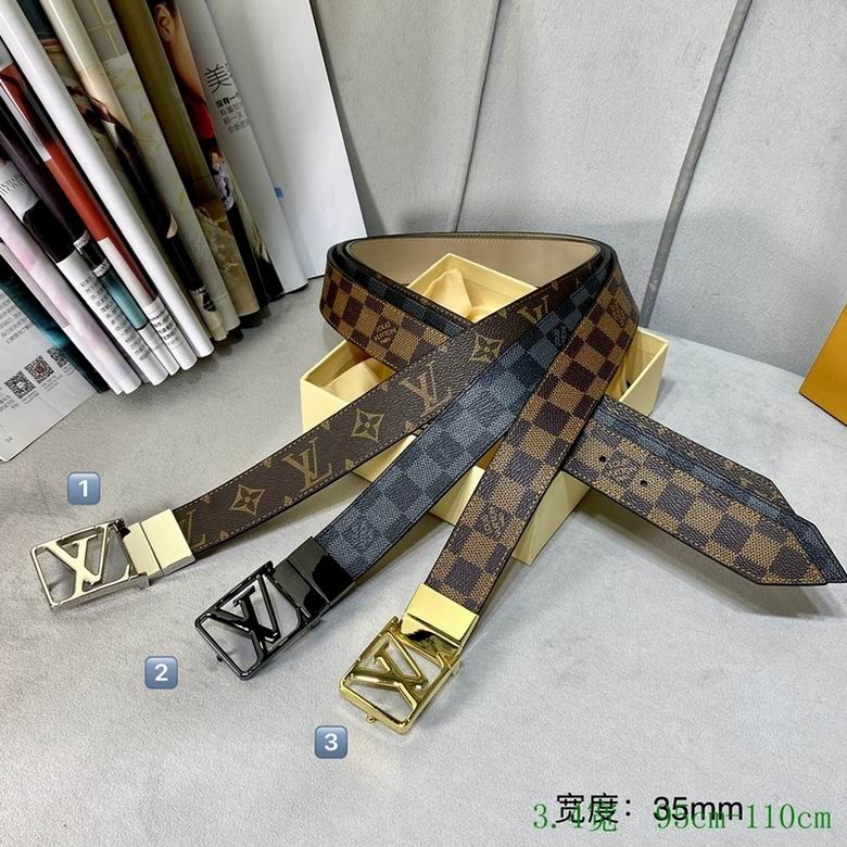 LV Belt 34mmX95-110cm 7D40